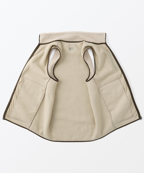 無印良品（ムジルシリョウヒン）の「ボアフリースベスト（ベスト・メンズ・ベージュ系1/ブラック/キャメル/カーキ系5・XS/S/M/L/XL/XXL）」の18枚目の写真