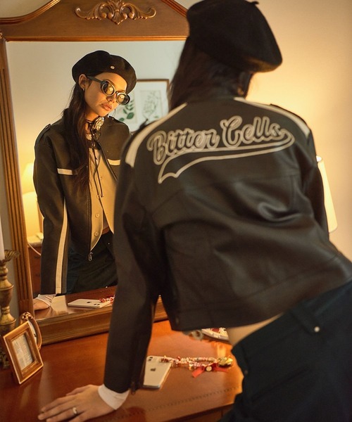 ALAND（エーランド）の「BITTER CELLS／ラインレザー ジャケット