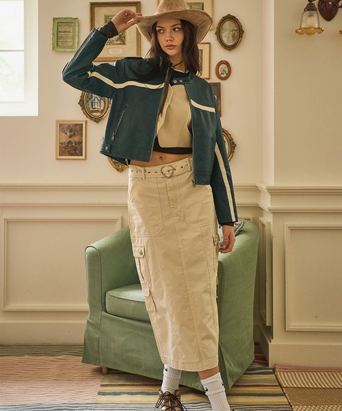 ALAND（エーランド）の「BITTER CELLS／ラインレザー ジャケット