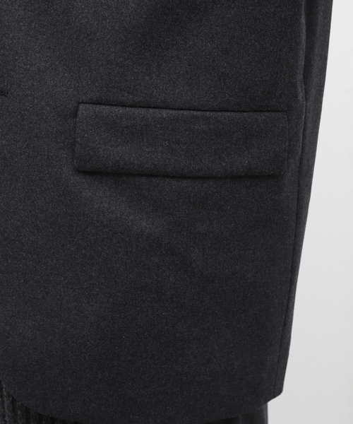 ATON（エイトン）の「【ATON / エイトン】MERINO COLLEGE FLANNEL TAILORED JK（テーラードジャケット・メンズ・チャコールグレー・2/6/4）」の11枚目の写真