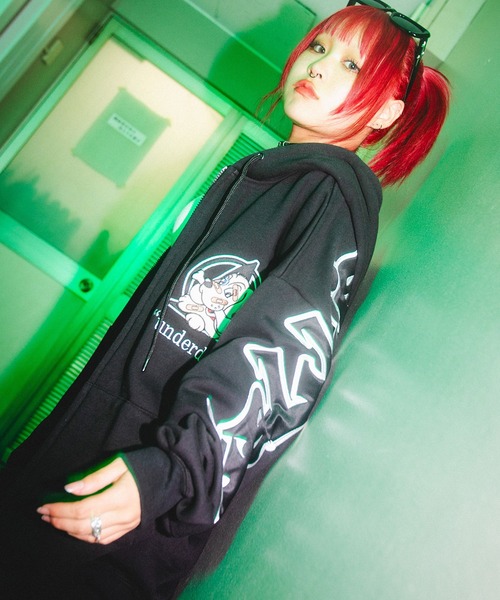 GALFY(ガルフィー)の「GA×GALFY-別注わんわんZIPパーカー(パーカー・メンズ・ブラック・L/XL)」の13枚目の写真