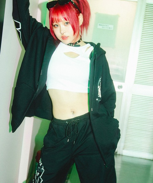 GALFY(ガルフィー)の「GA×GALFY-別注わんわんZIPパーカー(パーカー・メンズ・ブラック・L/XL)」の6枚目の写真