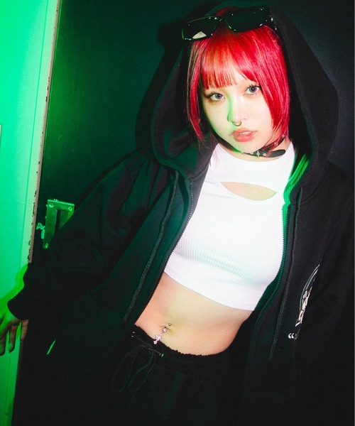 GALFY(ガルフィー)の「GA×GALFY-別注わんわんZIPパーカー(パーカー・メンズ・ブラック・L/XL)」の22枚目の写真