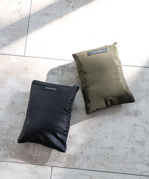 GLOBAL WORK(グローバルワーク)の「ライトウォームマフラー/975682(マフラー・メンズ・ブラック/カーキ・FREE)」の12枚目の写真