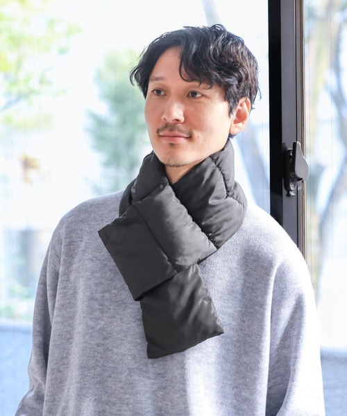 GLOBAL WORK(グローバルワーク)の「ライトウォームマフラー/975682(マフラー・メンズ・ブラック/カーキ・FREE)」の14枚目の写真