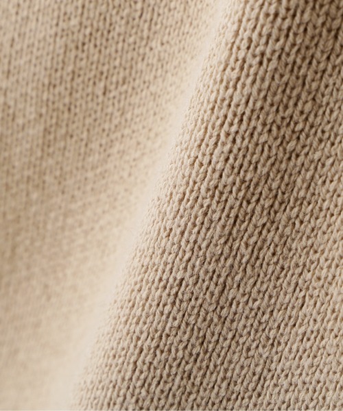 AVIREX(アヴィレックス)の「《WEB&DEPOT限定》KNIT POLO/ニットポロシャツ(ニット/セーター・レディース・ベージュ/チャコールグレー・FREE)」の20枚目の写真