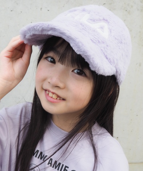 ONSPOTZ(オンスポッツ)の「フィラ キッズキャップ ファー ONSPOTZ別注(キャップ・キッズ・ピンク/ブルー/ホワイト/パープル・FREE)」の4枚目の写真