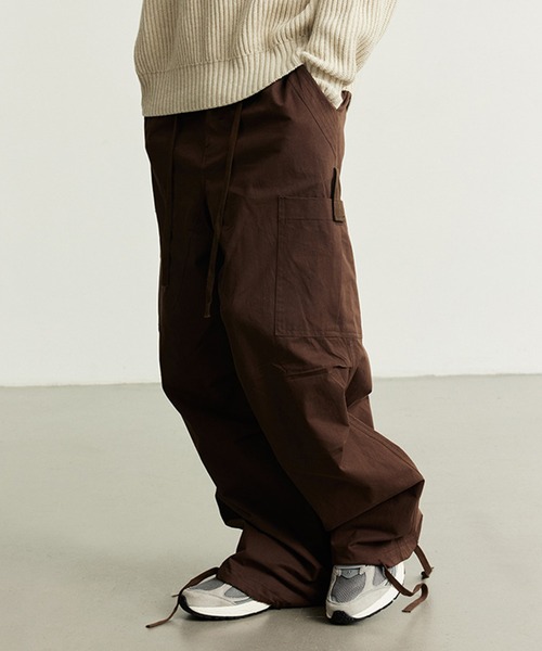 aimoha(アイモハ)の「aimoha men HEAVY COTTONワイドカーゴパンツ(カーゴパンツ・メンズ・カーキ/チョコ/ブラック・LARGE/MEDIUM/X-LARGE)」の20枚目の写真
