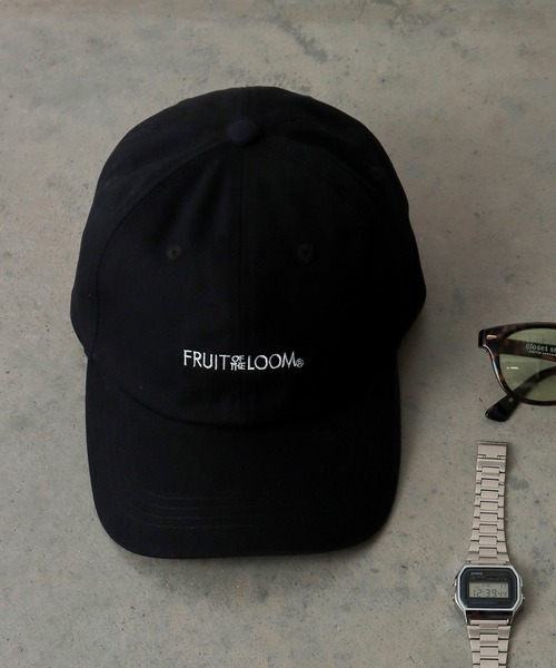FRUIT OF THE LOOM（フルーツオブザルーム）の「LOGO CAP / 帽子 / キャップ / カジュアル  / ユニセックス / 刺繍（キャップ・メンズ・ブラック/サックスブルー/ピンク/オフホワイト/ベージュ・FREE）」の17枚目の写真