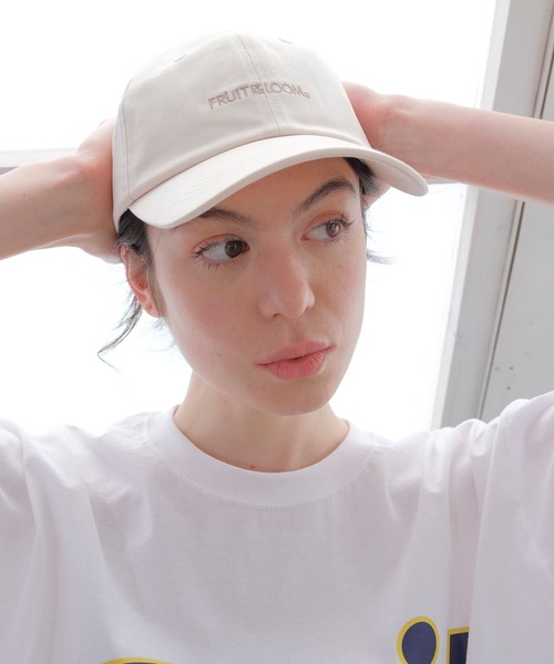 FRUIT OF THE LOOM（フルーツオブザルーム）の「LOGO CAP / 帽子 / キャップ / カジュアル  / ユニセックス / 刺繍（キャップ・メンズ・ブラック/サックスブルー/ピンク/オフホワイト/ベージュ・FREE）」の20枚目の写真