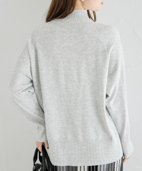 tocco closet(トッコ クローゼット)の「【ZOZO限定】タートルニット(ニット/セーター・レディース・ライトグレー/ブラック/オフホワイト/ベージュ/ブルー・M)」の21枚目の写真