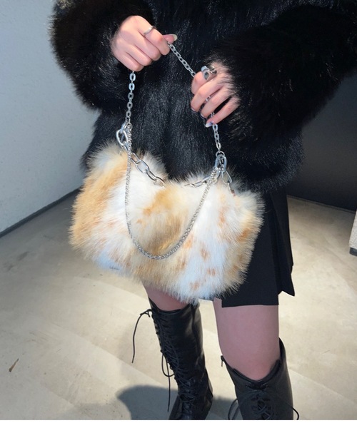 nemne store(ネンネストア)の「【Ne/Flim】3wayファーミニボストンチェーンバッグ(ボストンバッグ・レディース・シルバー/ゴールド・フリー)」の18枚目の写真