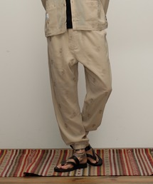 Schott/ショット/SLUB CHIFFON PANTS "FAMILY CREST"/スラブシフォン パンツ "ファミリークレスト"