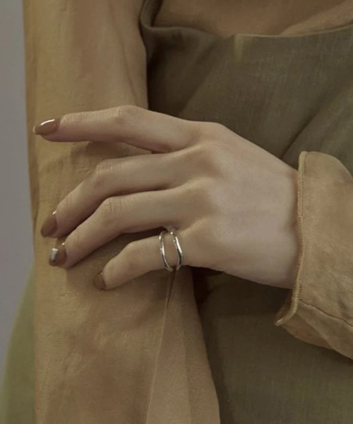 GOLDY（ゴールディ）の「【GOLDY】ニュアンス ライン セット ピンキーリング / 5230404（リング・レディース・ゴールド/ゴールド系その他2/シルバー/シルバー系その他・FREE）」の7枚目の写真