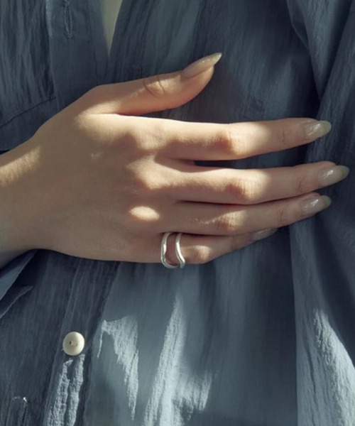 GOLDY（ゴールディ）の「【GOLDY】ニュアンス ライン セット ピンキーリング / 5230404（リング・レディース・ゴールド/ゴールド系その他2/シルバー/シルバー系その他・FREE）」の9枚目の写真