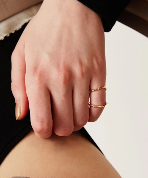 GOLDY（ゴールディ）の「【GOLDY】ニュアンス ライン セット ピンキーリング / 5230404（リング・レディース・ゴールド/ゴールド系その他2/シルバー/シルバー系その他・FREE）」の11枚目の写真