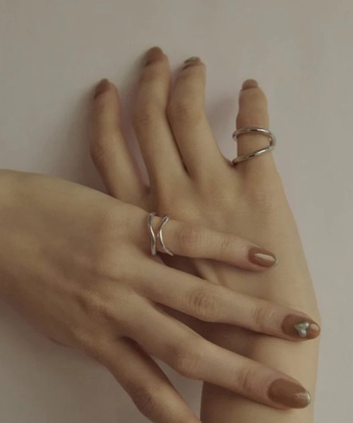 GOLDY（ゴールディ）の「【GOLDY】ニュアンス ライン セット ピンキーリング / 5230404（リング・レディース・ゴールド/ゴールド系その他2/シルバー/シルバー系その他・FREE）」の8枚目の写真