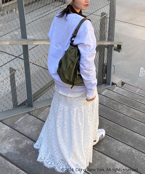 GOOD ROCK SPEED（グッドロックスピード）の「【GOOD ROCK SPEED/グッドロックスピード】NYCロゴ スウェット（スウェット・レディース・アッシュグレー・FREE）」の6枚目の写真