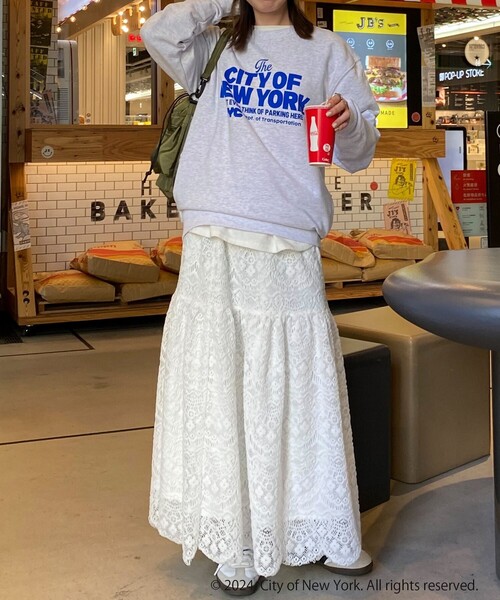 GOOD ROCK SPEED（グッドロックスピード）の「【GOOD ROCK SPEED/グッドロックスピード】NYCロゴ スウェット（スウェット・レディース・アッシュグレー・FREE）」の10枚目の写真