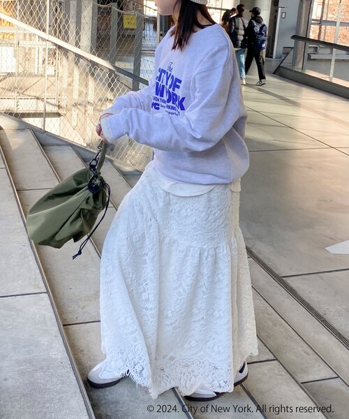 GOOD ROCK SPEED（グッドロックスピード）の「【GOOD ROCK SPEED/グッドロックスピード】NYCロゴ スウェット（スウェット・レディース・アッシュグレー・FREE）」の12枚目の写真