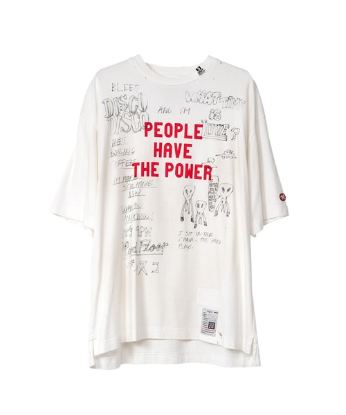 Maison MIHARA YASUHIRO（メゾンミハラヤスヒロ）の「Distressed Tshirt（Tシャツ/カットソー・メンズ・ブラック/ホワイト・48/46/44）」の2枚目の写真