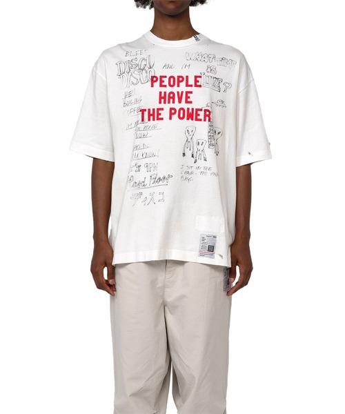 Maison MIHARA YASUHIRO（メゾンミハラヤスヒロ）の「Distressed Tshirt（Tシャツ/カットソー・メンズ・ブラック/ホワイト・48/46/44）」の17枚目の写真