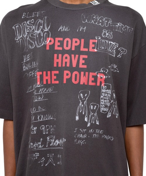 Maison MIHARA YASUHIRO（メゾンミハラヤスヒロ）の「Distressed Tshirt（Tシャツ/カットソー・メンズ・ブラック/ホワイト・48/46/44）」の16枚目の写真