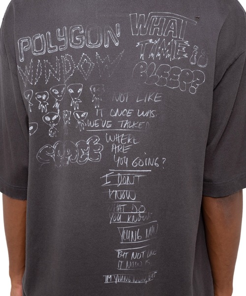 Maison MIHARA YASUHIRO（メゾンミハラヤスヒロ）の「Distressed Tshirt（Tシャツ/カットソー・メンズ・ブラック/ホワイト・48/46/44）」の8枚目の写真