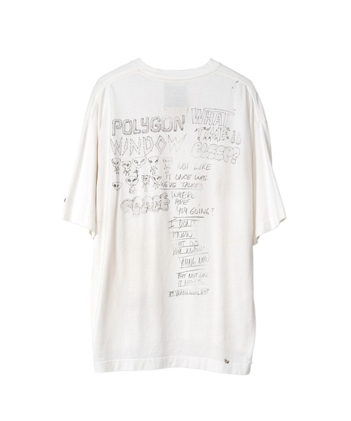 Maison MIHARA YASUHIRO（メゾンミハラヤスヒロ）の「Distressed Tshirt（Tシャツ/カットソー・メンズ・ブラック/ホワイト・48/46/44）」の6枚目の写真