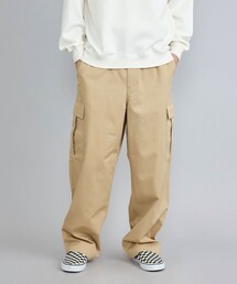 coen | TCツイル6ポケットワイドカーゴパンツ(カーゴパンツ)