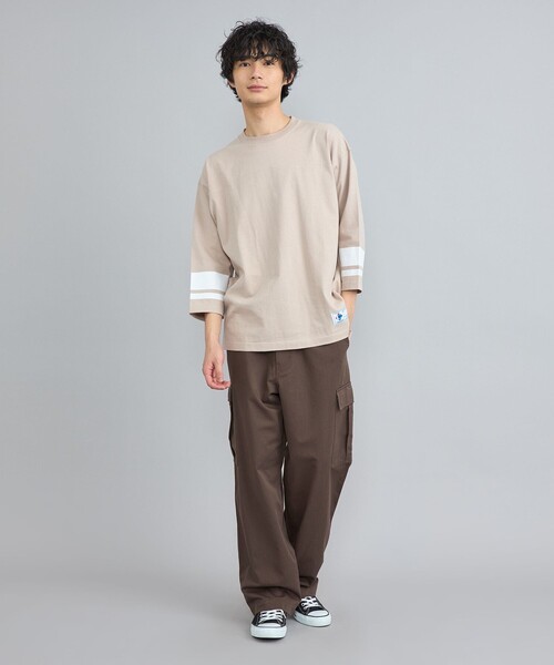 coen(コーエン)の「TCツイル6ポケットワイドカーゴパンツ(カーゴパンツ・メンズ・ダークブラウン/ネイビー/ベージュ/ブラック・XL/L/M/S)」の21枚目の写真