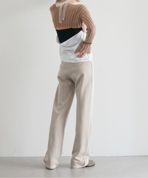 BASERANGE（ベースレンジ）の「BASERANGE MACAU SLEEVE PULLOVER（ニット/セーター・レディース・ブラウン系その他・X-SMALL/SMALL）」の10枚目の写真