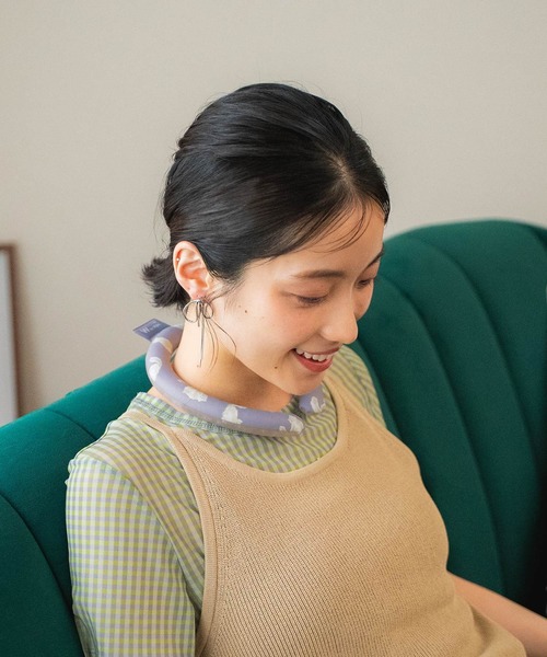 Wpc. Patterns（ダブリュピーシーパターンズ）の「Wpc. Patterns ネッククーラー（アウトドアグッズ・レディース・パープル/ピンク/オフホワイト・FREE）」の9枚目の写真