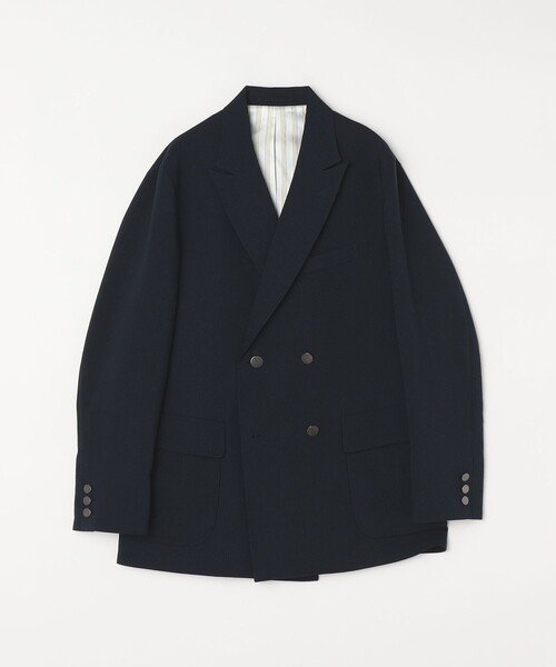 SHIPS any（シップス エニィ）の「SHIPS any: <手洗い可能> リラックスフィット ダブル ジャケット (セットアップ対応)◇（テーラードジャケット・メンズ・ネイビー・MEDIUM/LARGE）」の11枚目の写真