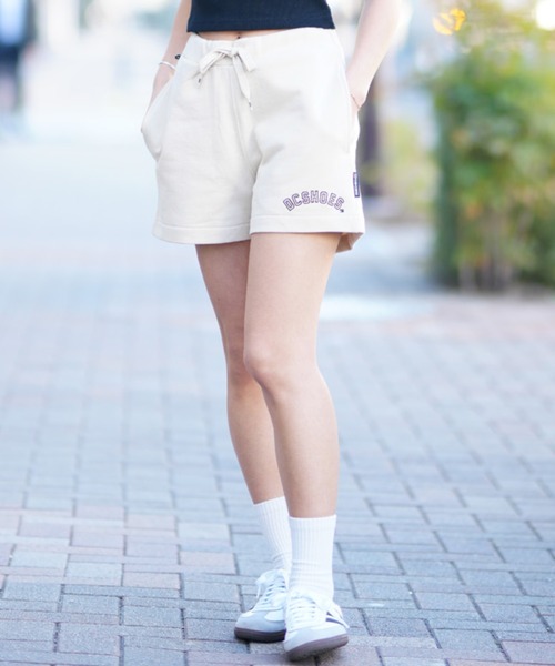 DC(ディーシー)の「DC/ディーシー ショートパンツ スウェット セットアップ対応 刺繍ロゴ LWS241304(スウェットパンツ・レディース・ライトグレー/ライトベージュ/ブラック・S)」の20枚目の写真