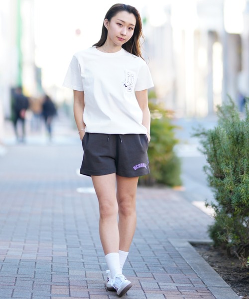 DC(ディーシー)の「DC/ディーシー ショートパンツ スウェット セットアップ対応 刺繍ロゴ LWS241304(スウェットパンツ・レディース・ライトグレー/ライトベージュ/ブラック・S)」の11枚目の写真