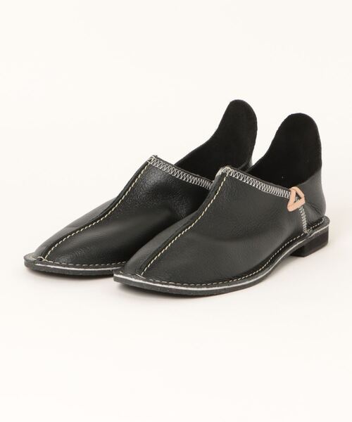 チャイハネ(チャイハネ)の「【チャイハネ】ダッカMEN'Sバブーシュ(スリッポン・メンズ・ブラック/ブラウン/グリーン・ONESIZE)」の4枚目の写真