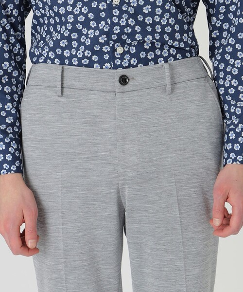 BLACK LABEL CRESTBRIDGE(ブラックレーベル・クレストブリッジ)の「コットンラミーブレンドジャージートラウザーズ(スラックス・メンズ・ライトグレー/ネイビー・M/S/L/XL)」の6枚目の写真