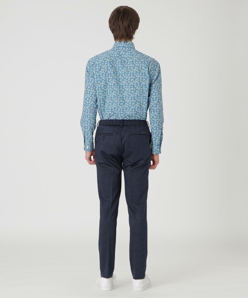 BLACK LABEL CRESTBRIDGE(ブラックレーベル・クレストブリッジ)の「コットンラミーブレンドジャージートラウザーズ(スラックス・メンズ・ライトグレー/ネイビー・M/S/L/XL)」の13枚目の写真