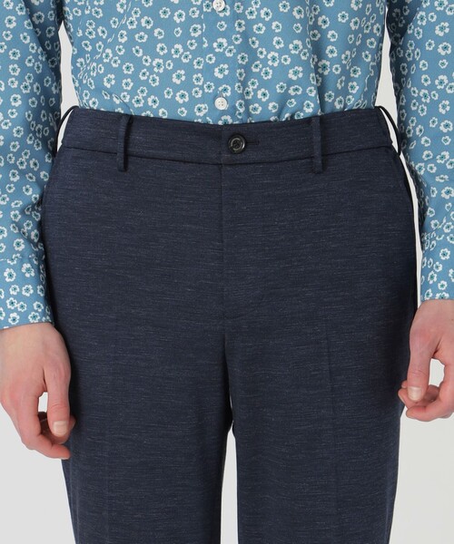 BLACK LABEL CRESTBRIDGE(ブラックレーベル・クレストブリッジ)の「コットンラミーブレンドジャージートラウザーズ(スラックス・メンズ・ライトグレー/ネイビー・M/S/L/XL)」の14枚目の写真