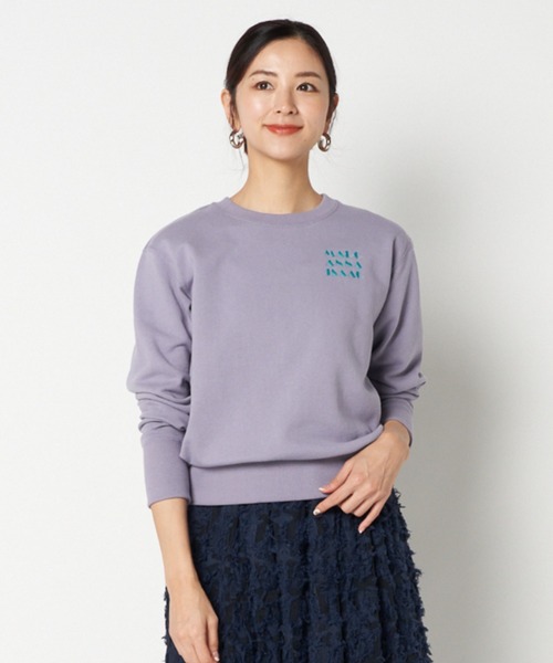 HELIOPOLE(エリオポール)の「LOGO SWEAT SHIRT(Tシャツ/カットソー・レディース・ホワイト/パープル/グレー・38)」の3枚目の写真