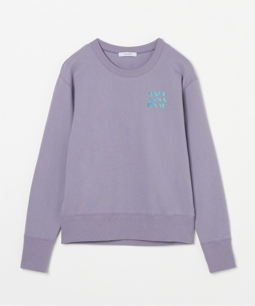 HELIOPOLE(エリオポール)の「LOGO SWEAT SHIRT(Tシャツ/カットソー・レディース・ホワイト/パープル/グレー・38)」の4枚目の写真