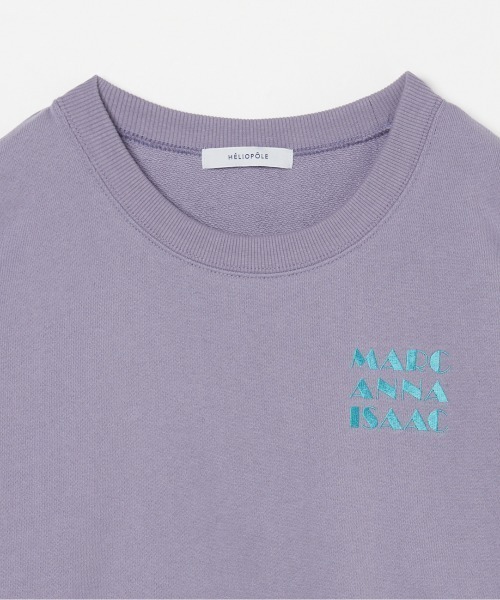 HELIOPOLE(エリオポール)の「LOGO SWEAT SHIRT(Tシャツ/カットソー・レディース・ホワイト/パープル/グレー・38)」の6枚目の写真