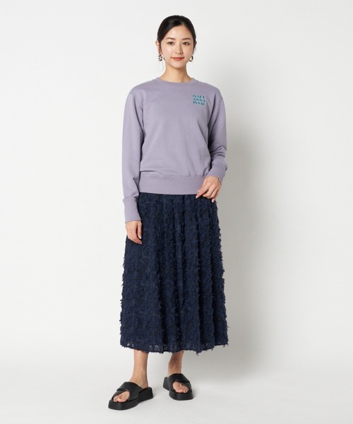 HELIOPOLE(エリオポール)の「LOGO SWEAT SHIRT(Tシャツ/カットソー・レディース・ホワイト/パープル/グレー・38)」の10枚目の写真