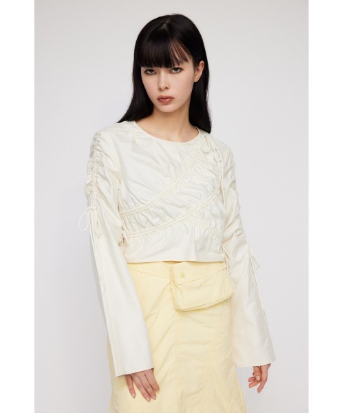 RONDOM SHIRRING トップス LAGUA GEM | RONDOM SHIRRING ハーフスリーブトップス (シャツ