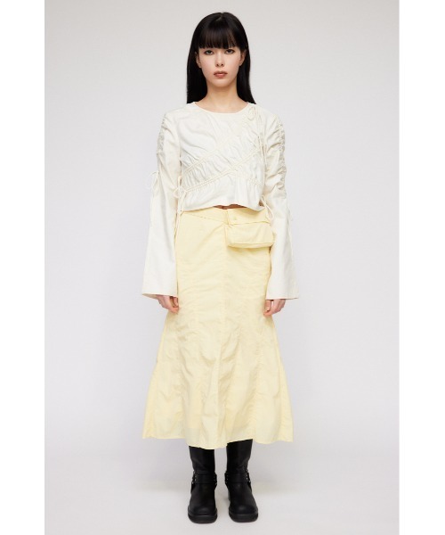 LAGUA GEM - RONDOM SHIRRING トップス LAGUA GEM（ラグアジェム）の「RONDOM SHIRRING トップス（T