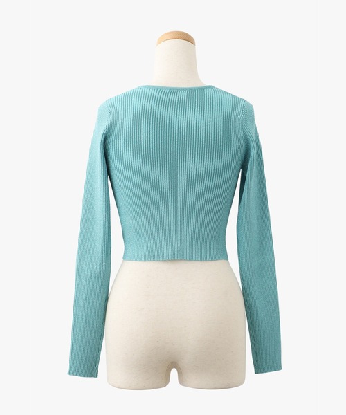 ANNA SUI NYC（アナ スイ エヌ ワイ シー）の「ANNA SUI NYC グリッターニットカーディガン（カーディガン/ボレロ・レディース・ピンク/シルバー/ブルー・FREE）」の13枚目の写真