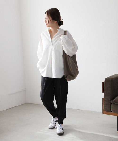 新品未使用！JOUNALSTANDARDのレーヨン麻スタンドプルオーバーシャツ JOURNAL STANDARD（ジャーナルスタンダード）の「レーヨン麻