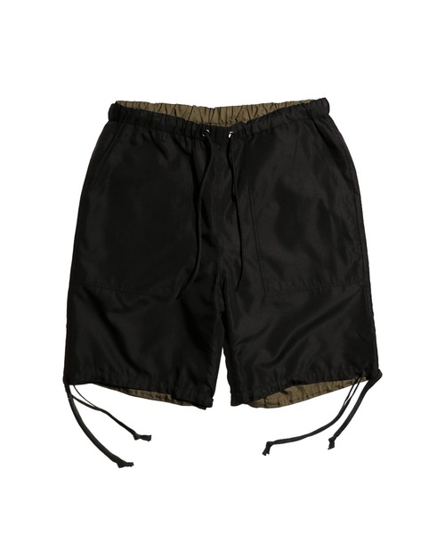 TAION（タイオン）の「TAION/タイオン NON-DOWN MILITARY REVERSIBLE SHORTS ノンダウン ミリタリー リバーシブルショートパンツ（その他パンツ・メンズ・ダークネイビー/グリーン/オリーブ/ブラック・X-LARGE/XX-LARGE/LARGE）」の2枚目の写真