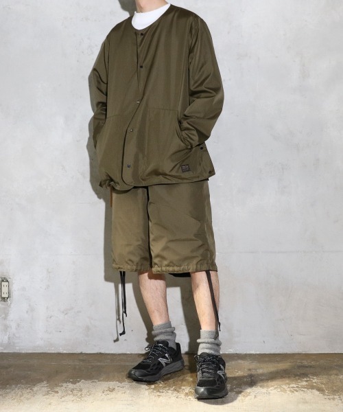 TAION（タイオン）の「TAION/タイオン NON-DOWN MILITARY REVERSIBLE SHORTS ノンダウン ミリタリー リバーシブルショートパンツ（その他パンツ・メンズ・ダークネイビー/グリーン/オリーブ/ブラック・X-LARGE/XX-LARGE/LARGE）」の9枚目の写真
